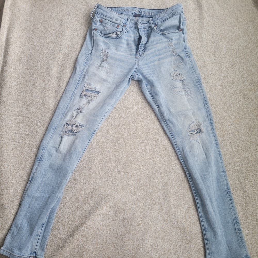 American Eagle Outfitters Light Wash Slim Jeans